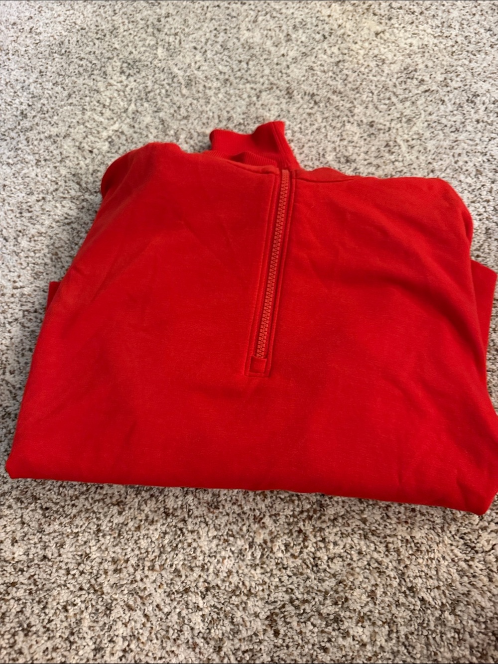 DSG Red Half-Zip Sweater